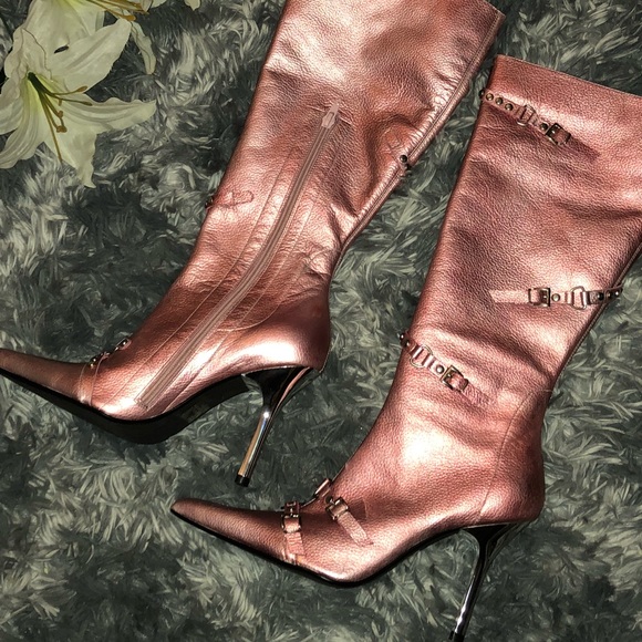 🛑SOLD!🛑 LEATHER STEVE MADDEN Sexy Stiletto Boots - Picture 5 of 8